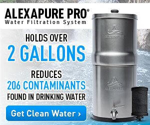 Alexapure Pro gravity water filter