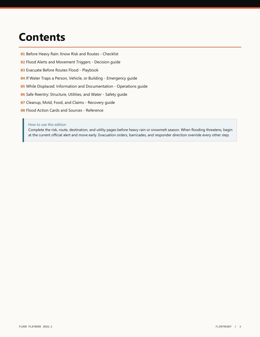 Contents page from the actual PDF edition